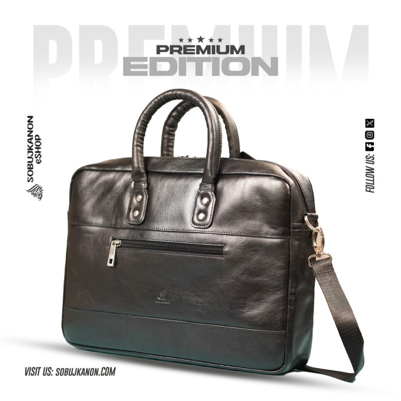 SOHOCHORI PREMIUM LAPTOP BAG | SOBUJKANON | MEDIUM BLACK